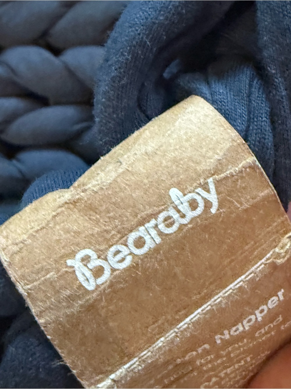 Bearaby Cotton Napper Weighted Blanket 20lbs - Picture 9 of 10